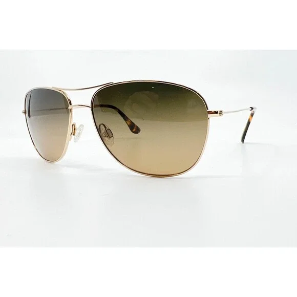 Maui Jim Cliff House MJ247-16 Gold Bronze Polarized Sunglasses 59-15-120 8572